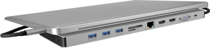 Actual product image Icy Box IB-DK2106a-CPD (USB-C, 6 ports)