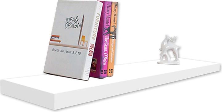 Produktbild HTI-Living Wandregal 120 cm Altona Weiss (120 x 24 x 4 cm)