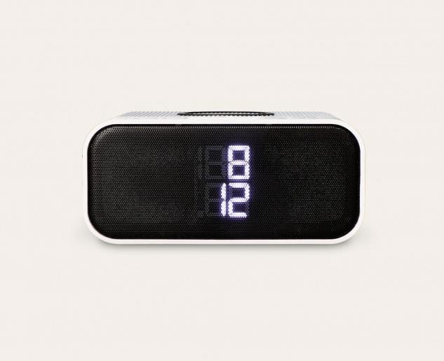 Image du produit KSIX Wuad Horloge D'Alarme Chargeur Sans Fil 10w Bluetooth Speaker Fm Radio