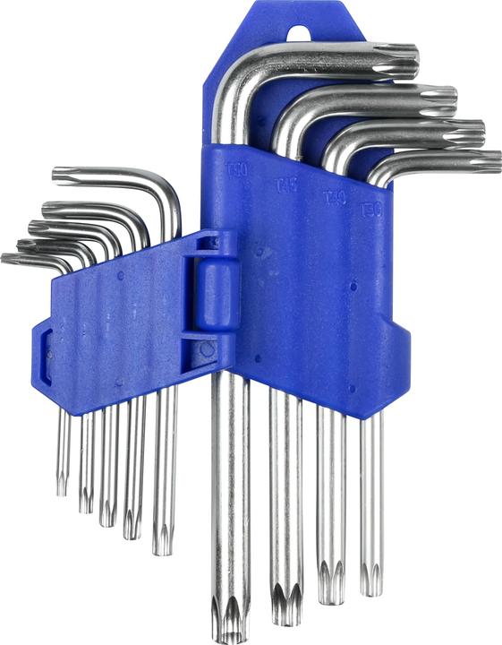 Actual product image Benson Torx wrench set short 9 pcs profi
