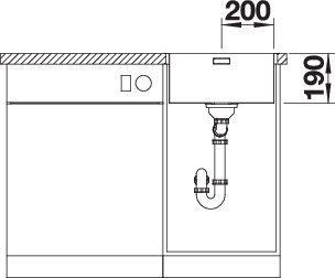 Productafbeelding Blanco Andano 400-IF/A (Aanrecht, 44 cm, 50 cm)
