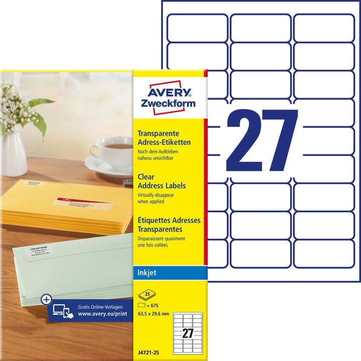 Produktbild Avery Adress-Etiketten