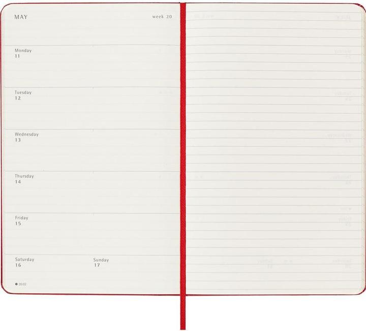 Productafbeelding Moleskine Agenda voor leerlingen (13 x 21 cm, Engels)