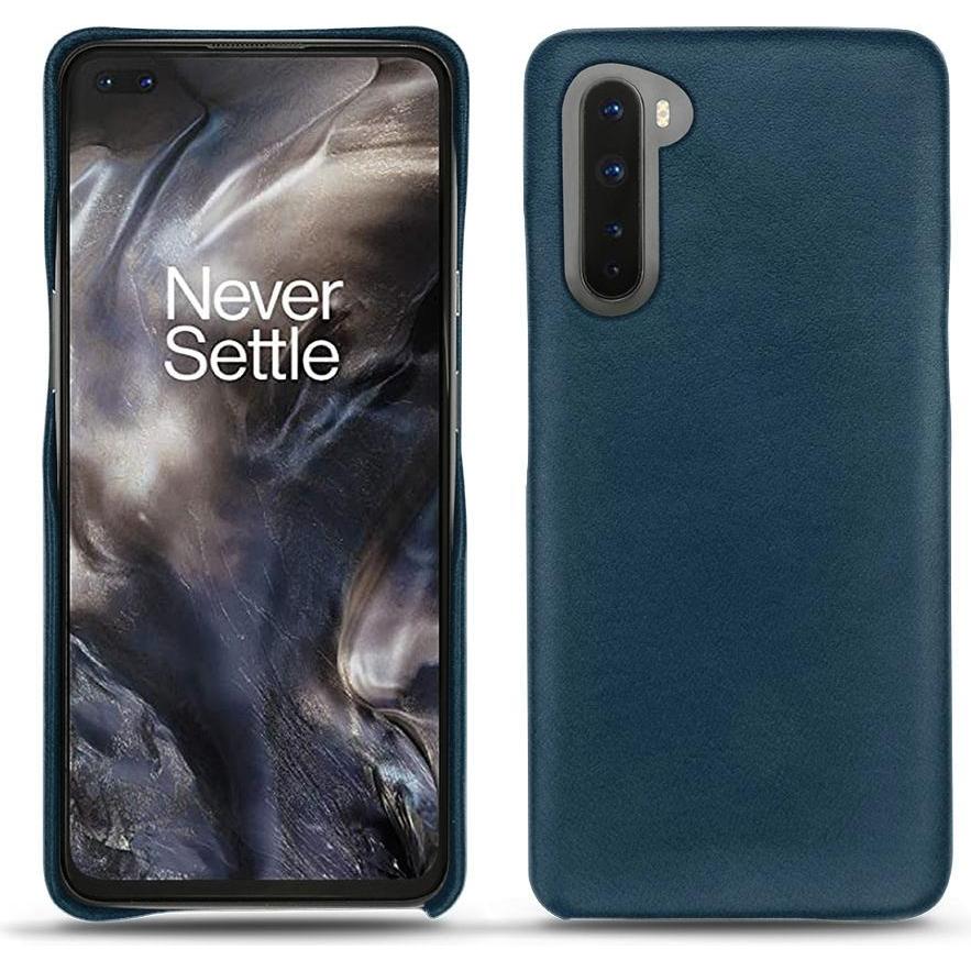 Noreve Lederschutzhülle (OnePlus Nord), Smartphone Hülle, Blau