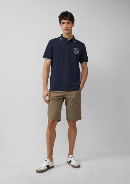 Produktbild S.Oliver Polo-Shirt Poloshirt aus Piqué mit Stickerei und Ford®-Artwork (L)