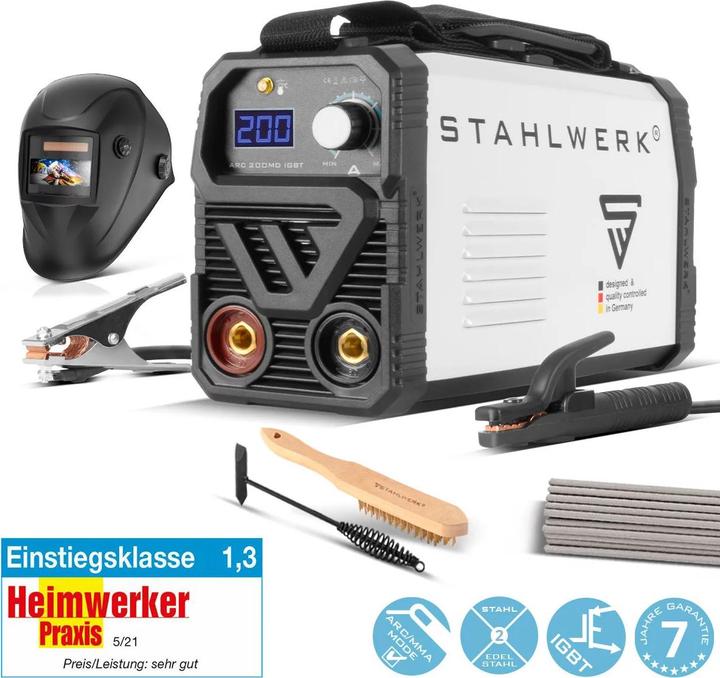 Produktbild Stahlwerk Schweissgerät ARC 200 MD - DC Vollausstattung