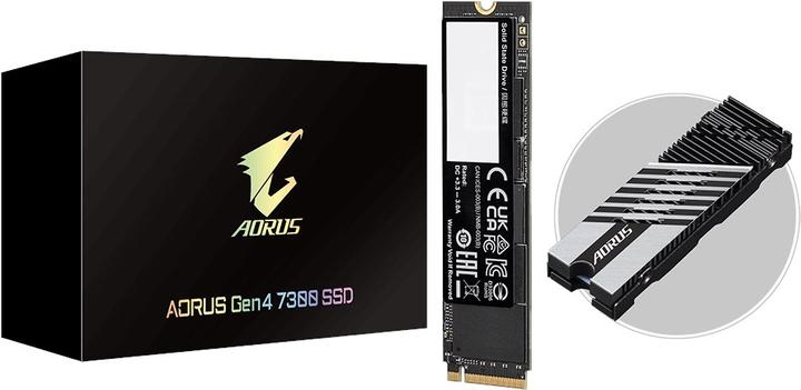Productafbeelding Gigabyte Aorus Gen4 7300 (1000 GB, M.2 2280)