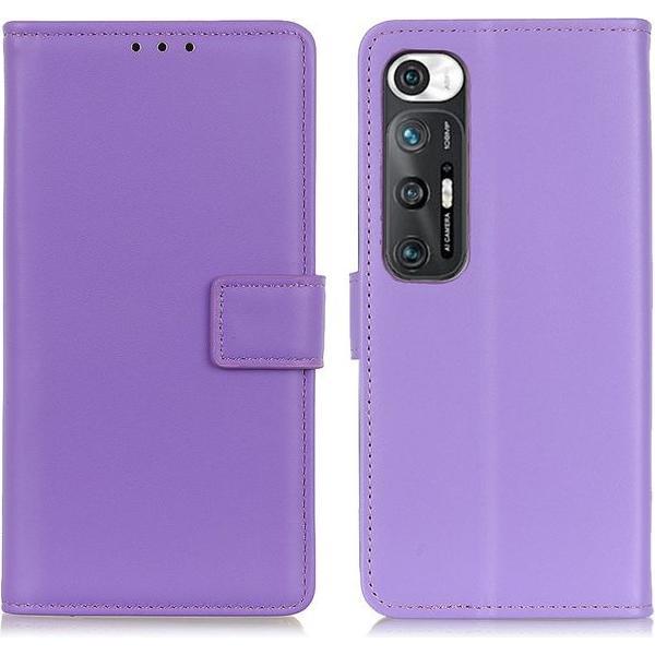 Thumbnail - MU Classic Classic II Leder Bookcover Series (Xiaomi Mi 10S), Smartphone Hülle, Violett