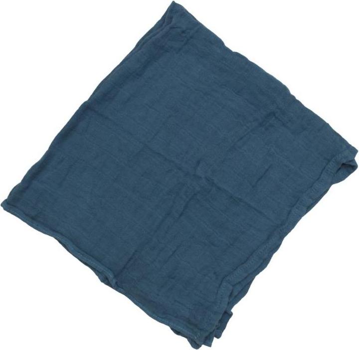 Pippi Nuscheli mit Namen 65x65 cm, Ozeanblau (65 cm, 65 cm)