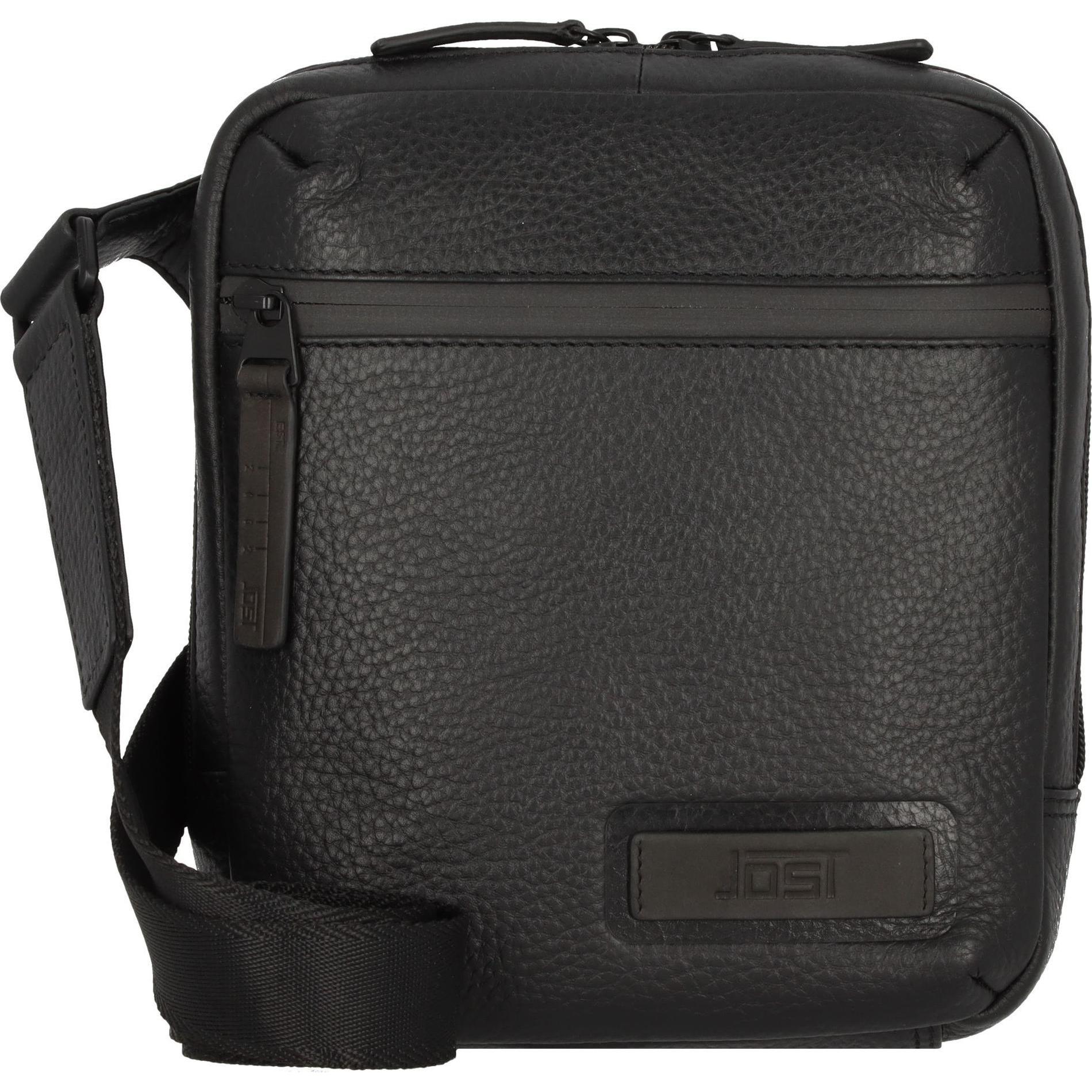 Jost, Handtasche, Umhängetasche Stockholm Shoulder Bag Zip XS, Schwarz