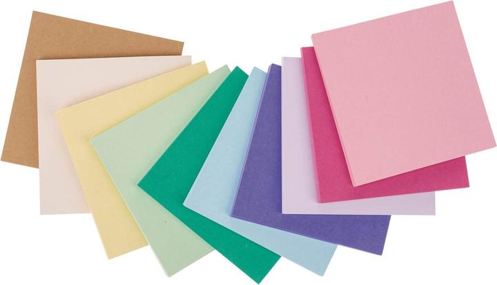 Actual product image Folia Premium folding sheets 65g/m², PASTELL, 15x15cm (65 g/m², 500 x)
