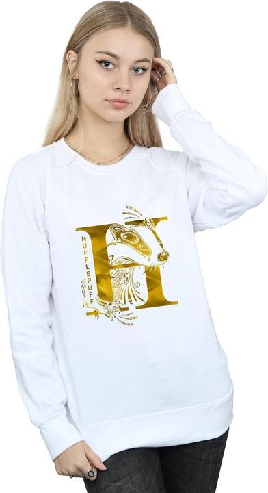 Actual product image Womens/Ladies Hufflepuff Badger Sweatshirt (L)