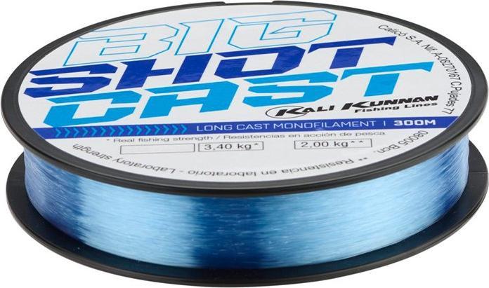 Kali Blue monofilament line, b300 big shot cast, ø0.20 mm x 300 m (4.25 kg, 0.20 mm)