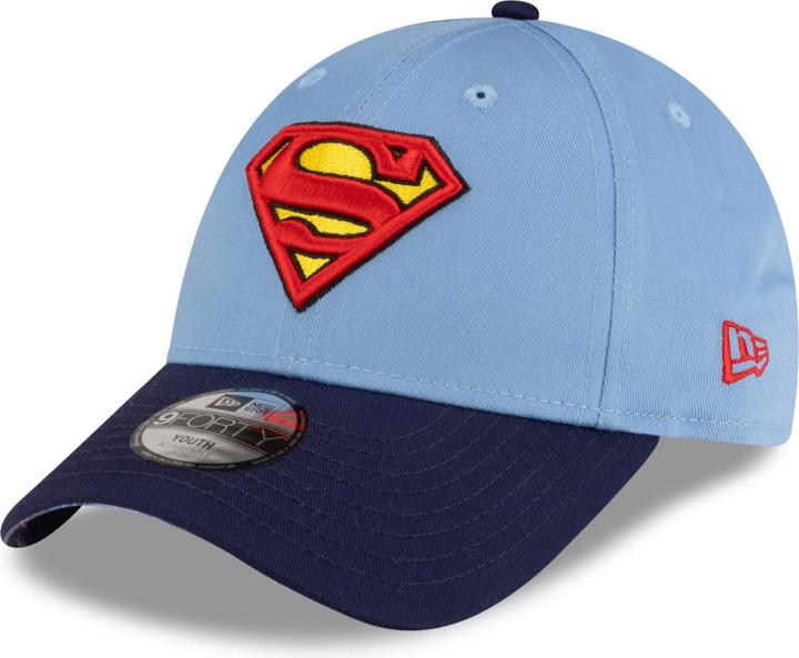 Produktbild New Era 9Forty Strapback Kinder Cap - SUPERMAN Visor - Child