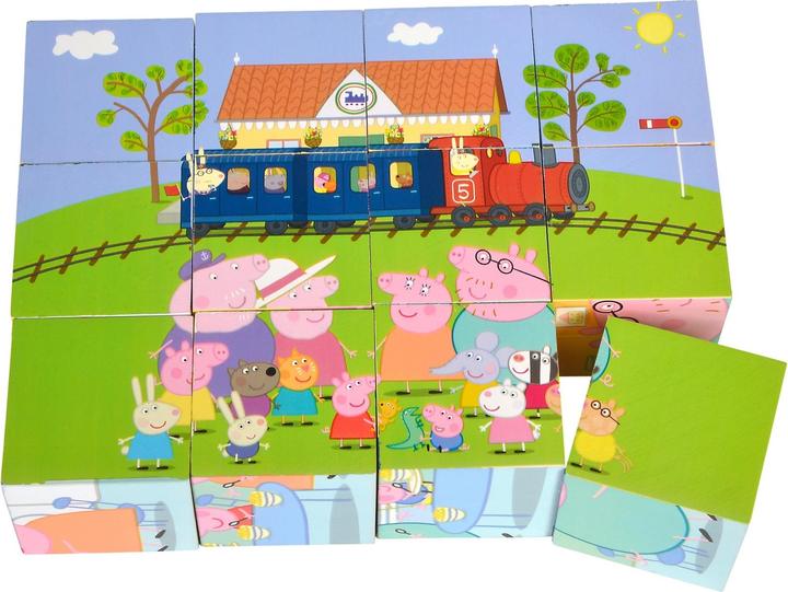 Actual product image Simba Peppa Pig, picture cube (12 pieces)