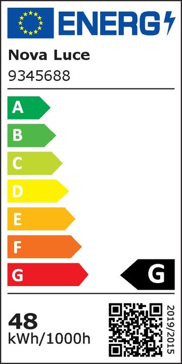 Label énergétique Nova Luce Pertino (2773 lm)