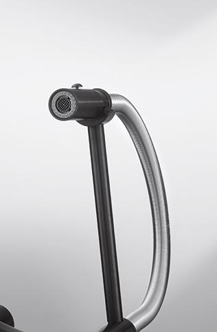 Actual product image Franke Vital Professional Functional Faucet Black Matt / Stainless Steel Look (PVD Coating) 120.062