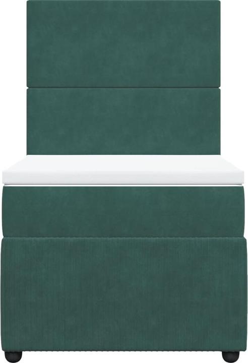 Produktbild vidaXL Bo x springbett mit Matratze 140 x 200 cm Samt (140 x 200 cm)