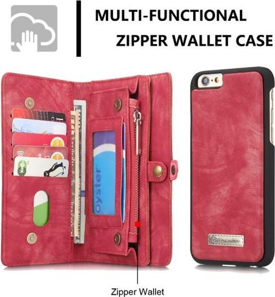 Produktbild Caseme Leder Portemonnaie mit Plastik Hülle (Apple iPhone 7 Plus, Apple iPhone 8 Plus)