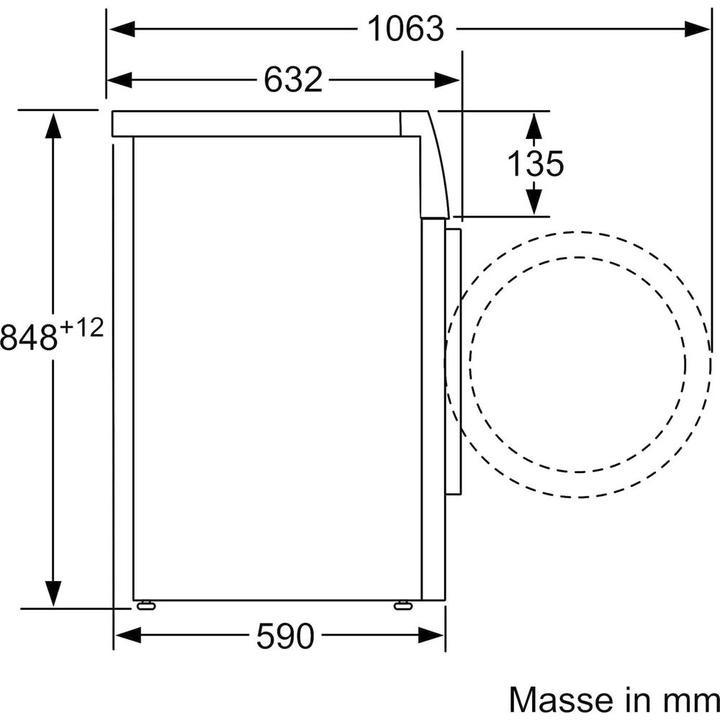Image du produit Bosch Hausgeräte Série WAN28241CH4 (8 kg, Gauche)