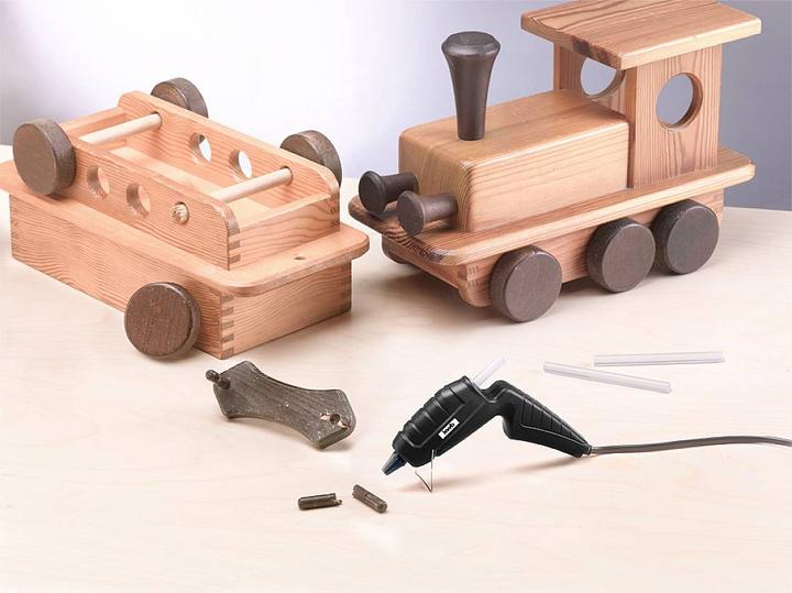 Produktbild kwb Klebesticks, Ø 7 mm x 50 mm, 12 Stk. 989321