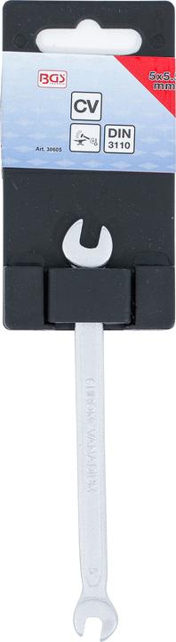 Actual product image BGS Double Open End Spanner 5 x 5.5 mm (5 mm)
