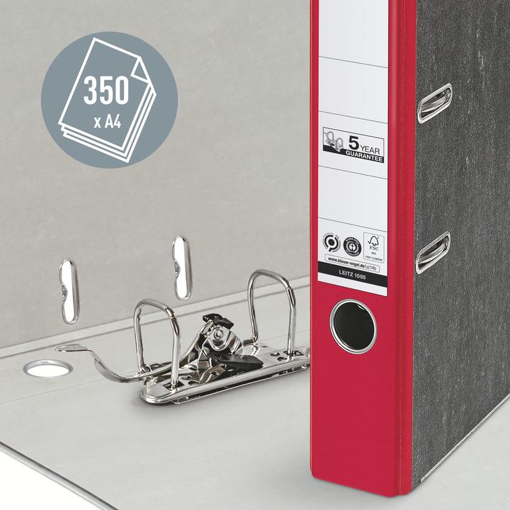 Produktbild Leitz STANDARD-ORDNER A4 52MM Mit Schlitzen, für Format DIN A4, Pappe (RC), Rckenbreite 52mm. (A4, 52 mm, 1 Stück)