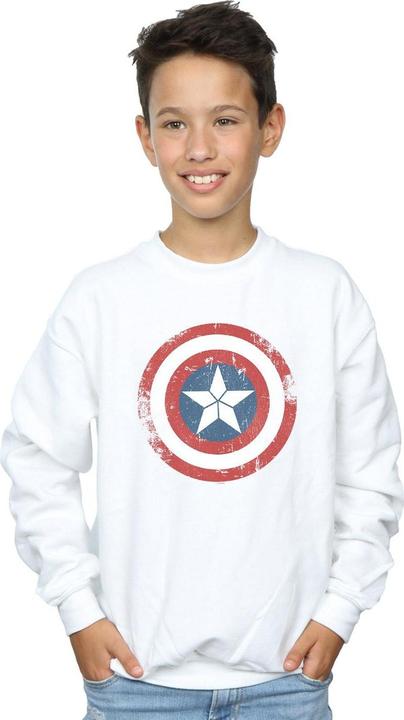 Produktbild Captain America Civil War Distressed Shield Sweatshirt Jungen (116)