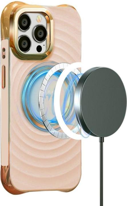 Productafbeelding OEM Circle Glam Mag hoesje voor iPhone 16 Plus 6,7" roze (Apple iPhone 16 Plus)