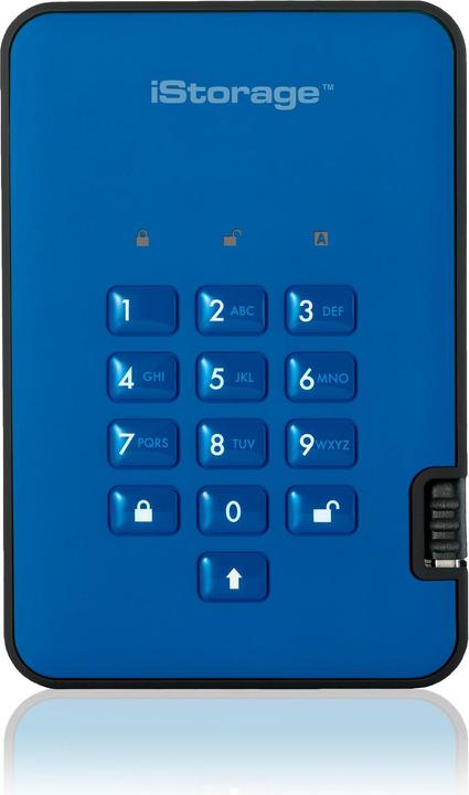 iStorage diskAshur² - Festplatte - verschlüsselt - 5 TB - extern (tragbar) (5 TB)