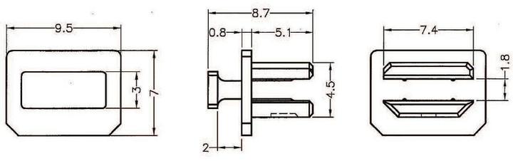 Produktbild Delock Mini-DP Staubschutz, 10 Stück (0.95 cm)