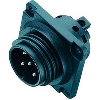 Schubiger Serie 693 24 pole RD30 power male panel mount, Elektronikkabel + Stecker