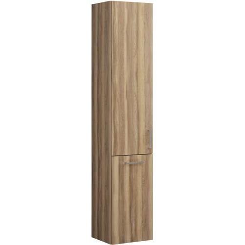 burgbad, Badezimmerschrank, Eqio Hochschrank mit 1 Tür und 1 Wäschekippe, Türanschlag links, 1760 x 350 mm