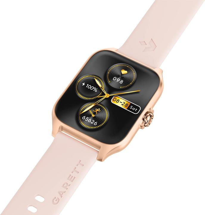 Produktbild Garett I??manusis laikrodis GRC Activity 2, Ro??inio aukso spalvos korpusas su rausvos spalvos (39 mm)