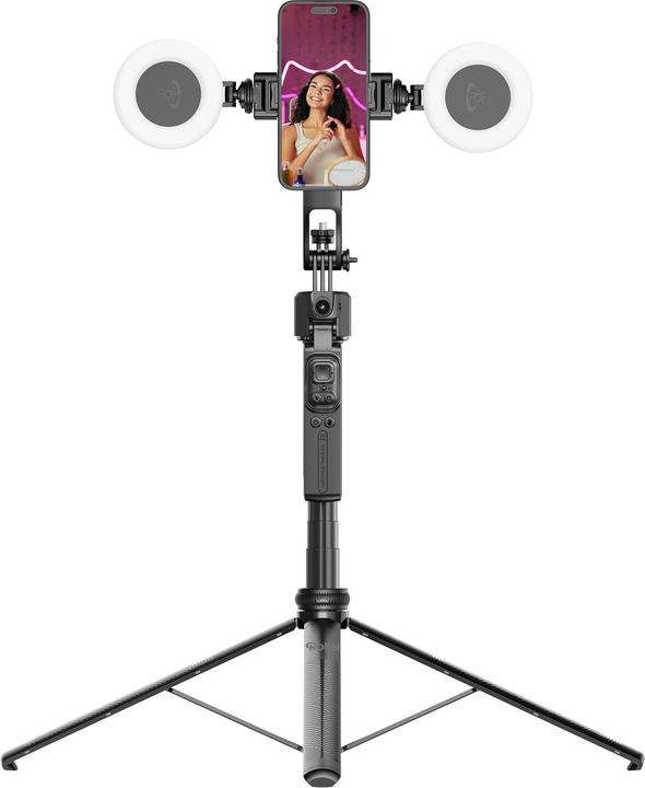 Immagine prodotto Rollei Quadpod | mit AI Tracking | Easy Creator (Materiale sintetico, Metallo)