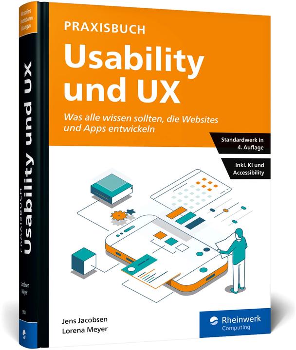 Actual product image Praxisbuch Usability und UX (German, Lorena Meyer, Jens Jacobsen, 2024)