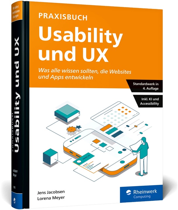 Produktbild Praxisbuch Usability und UX (Deutsch, Lorena Meyer, Jens Jacobsen, 2024)