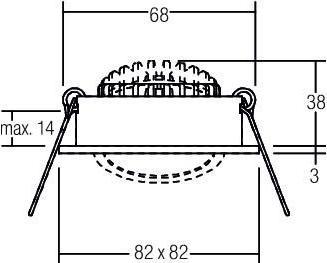 Productafbeelding Brumberg LED inbouwspot (460 lm)
