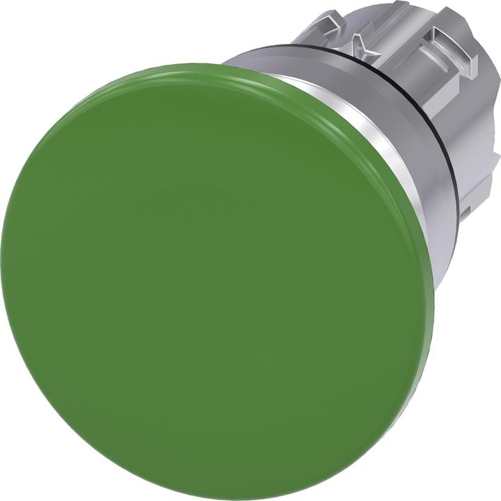 Produktbild Siemens Mushroom pushbutton 22mm green 40mm