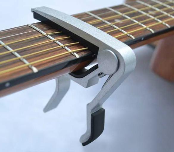 Actual product image JTI Guitar capo - silver (Capo)