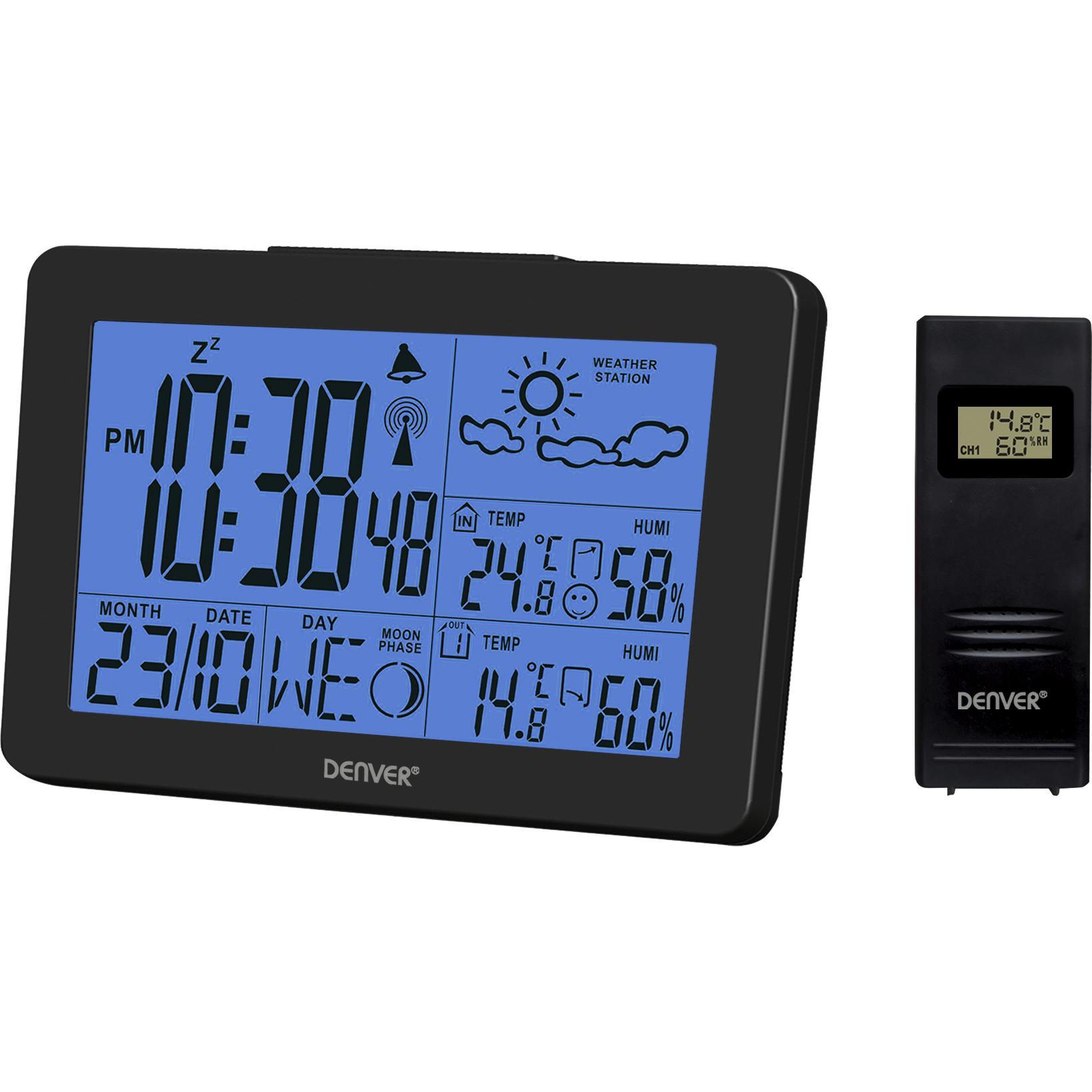 Denver Wetterstation, Wetterstation, Schwarz