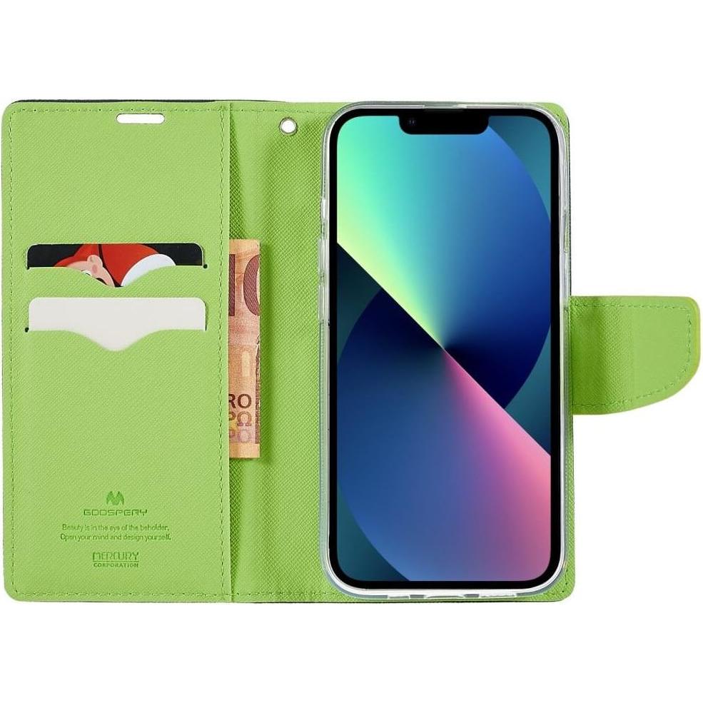 Thumbnail - Mercury iPhone 14 Plus - Goospery Fancy Etui Hülle blau (Apple iPhone 14 Plus), Smartphone Hülle, Blau