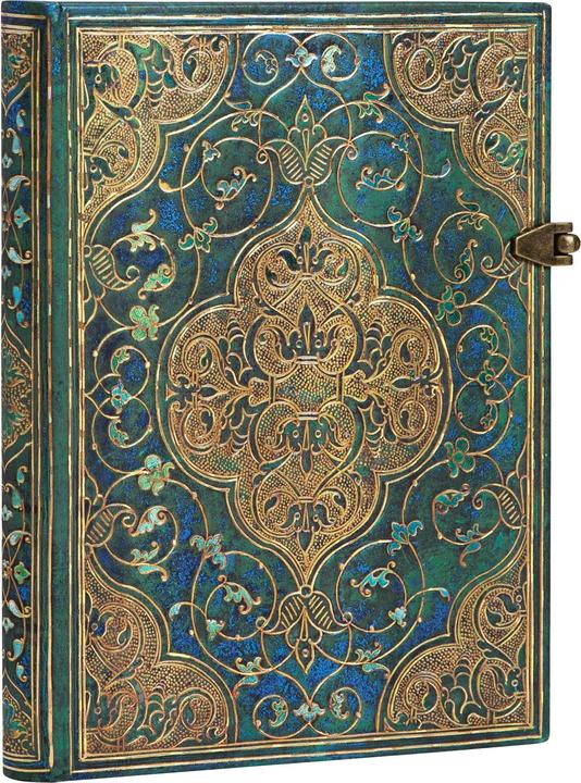 Actual product image Paperblanks Chronicles in turquoise (13 x 18 cm, Lined, Hardcover)