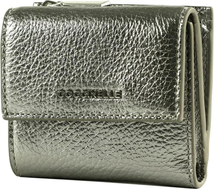 Actual product image Coccinelle Metallic Soft Wallet Grained Leather