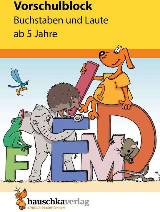 Produktbild Vorschulblock - Buchstaben und Laute ab 5 Jahre (Deutsch, Ulrike Maier, Sabine Dengl, 2018)