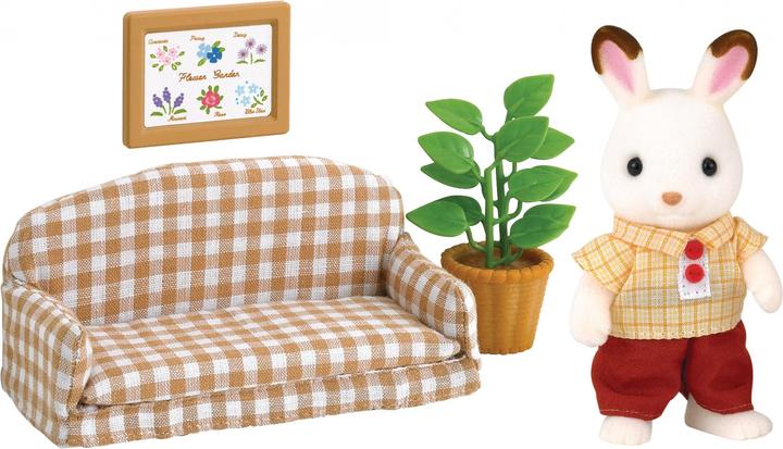 Produktbild Sylvanian Families Chocolate Rabbit Father Settee