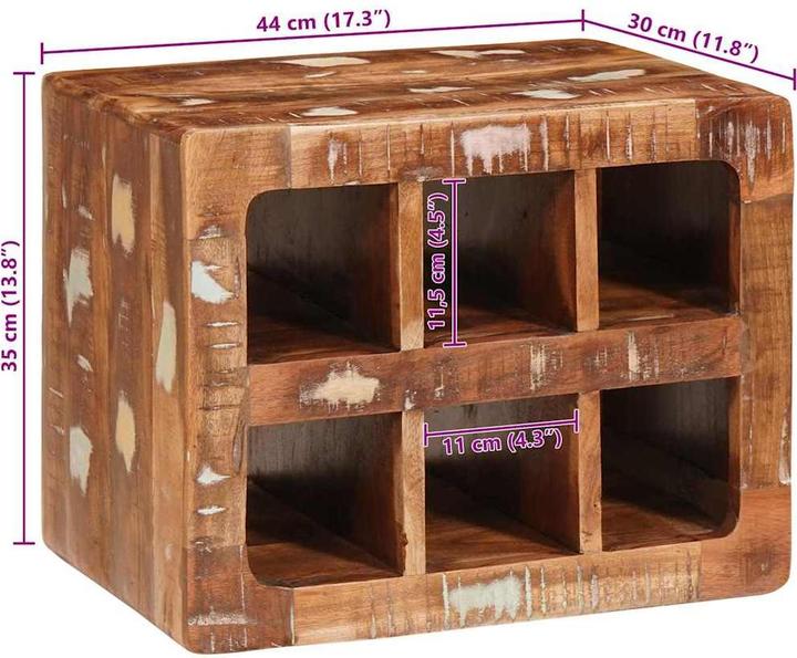 Produktbild vidaXL Weinlagerung (44 x 30 x 35 cm)