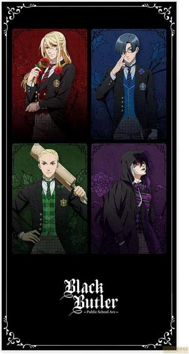 Produktbild Sakami Black Butler: Public School Arc Handtuch The Prefect Four / P4 150 x 75 cm