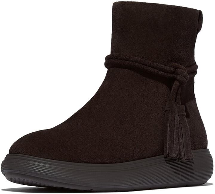 Actual product image Fitflop IQ-Comff Tassel Suede Short Boots (41)
