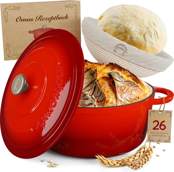 Produktbild Susani Brotbackform mit Deckel und Gärkorb (26 cm)